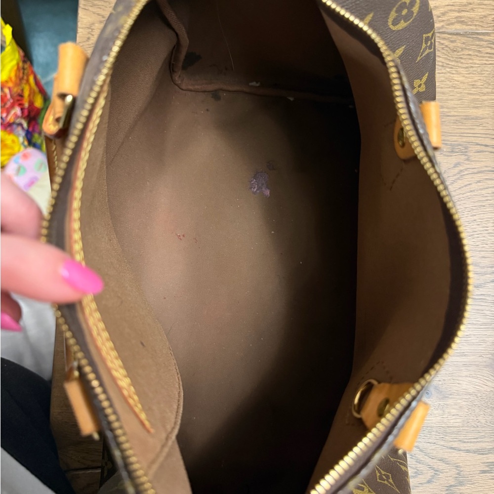 Louis Vuitton Brown and Tan Monogram Satchel - Picture 11 of 11